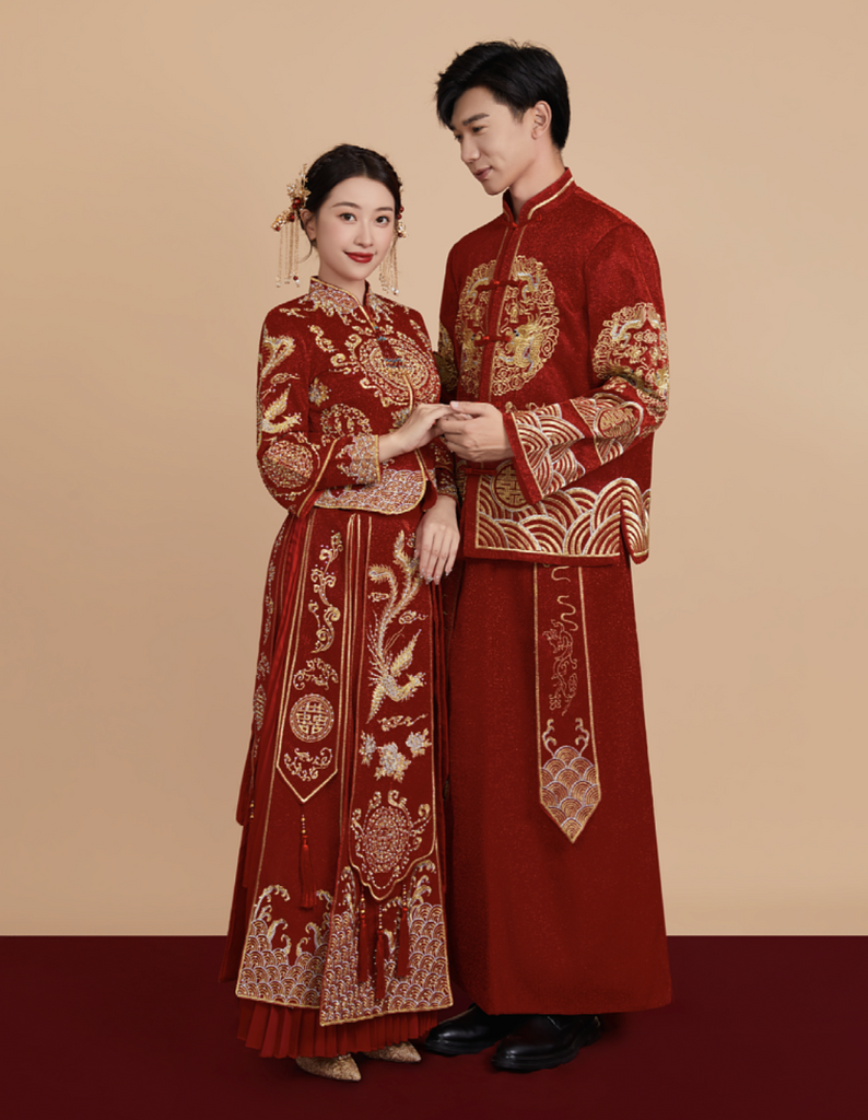 Traditional Chinese Wedding Gowns Hanfu Bridal Wear – Hanfu Story