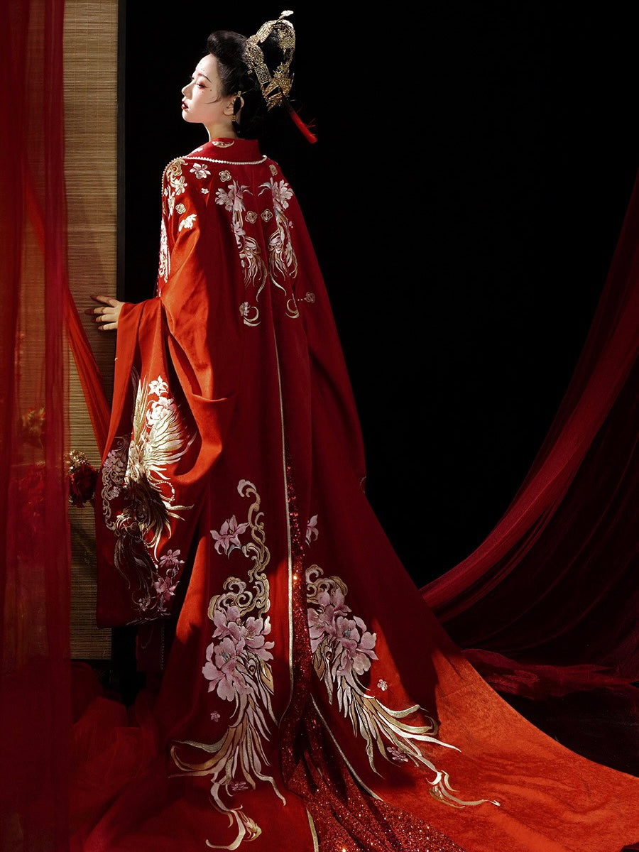 The Tang Dynasty Wedding, Bridal Gown, Princessia Hanfu – Hanfu Story