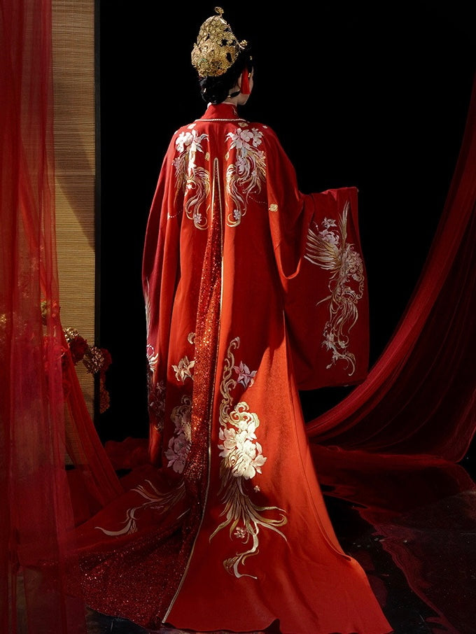 The Tang Dynasty Wedding, Bridal Gown, Princessia Hanfu  Hanfu Story